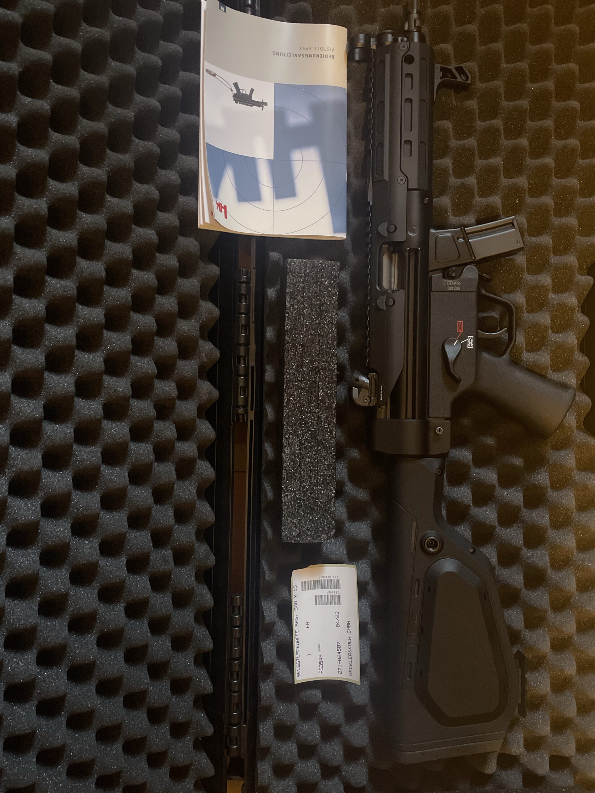 Heckler&Koch HK SLK SP 5 Sports Carbine LL 22,5 cm 9x19 HRS Schaft