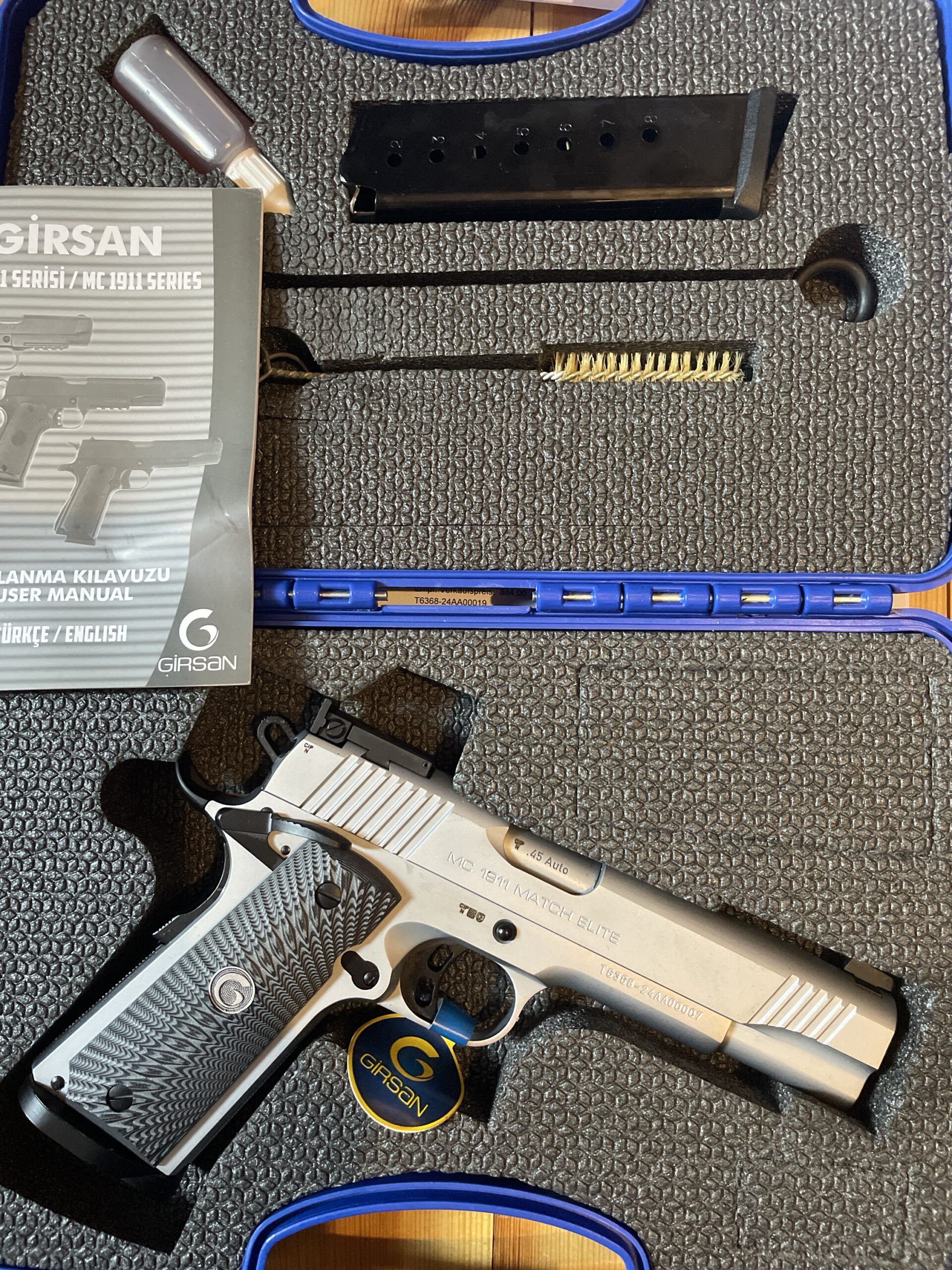 Girsan MC1911 Match Elite Chrome .45ACP(Bull)