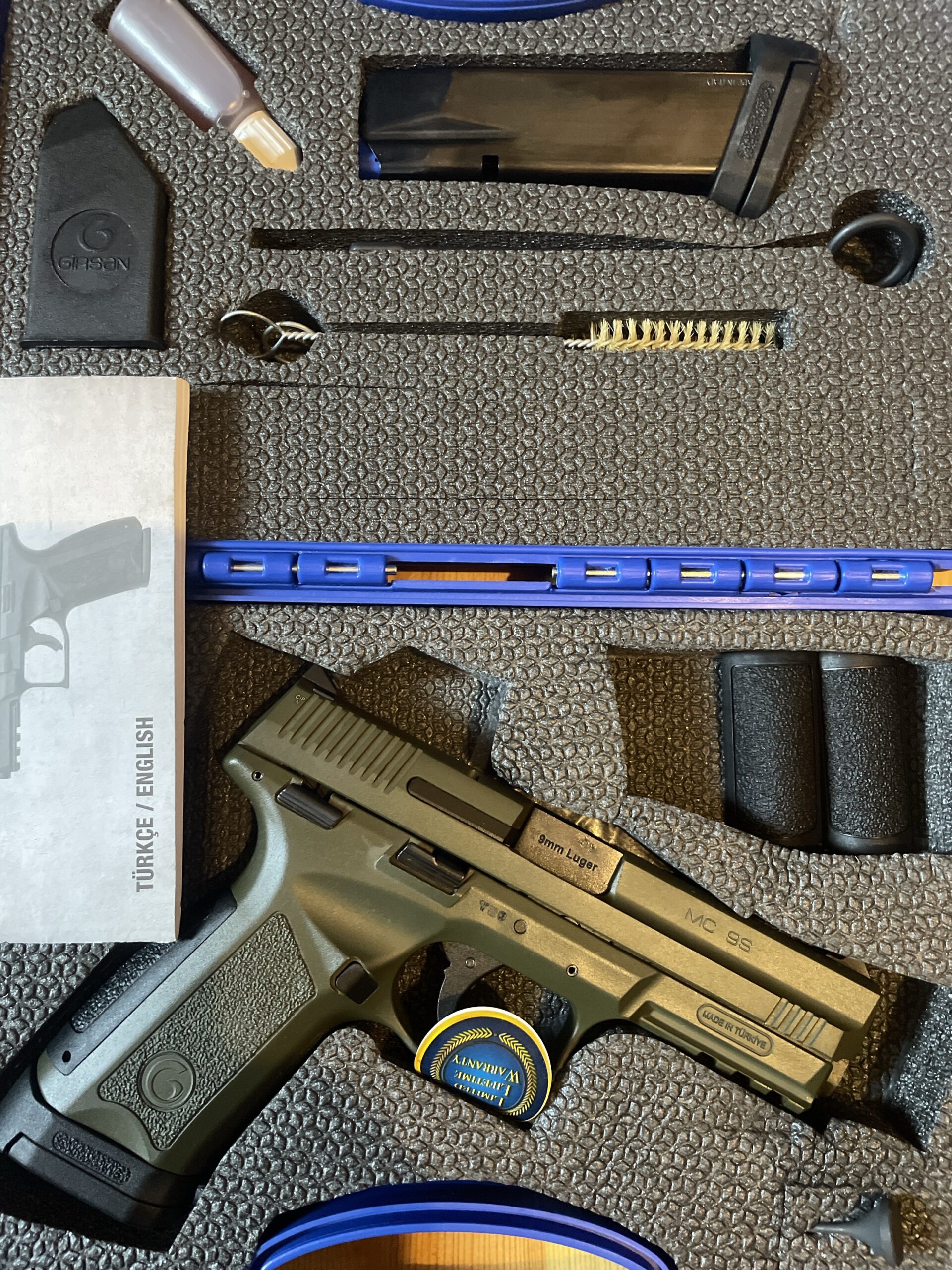 Girsan MC 9S ODGreen (9x19) mit Daumensicherung