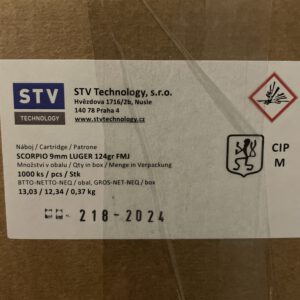 STV Scorpio 9mm Luger 124gr FMJ 1000 Stck.
