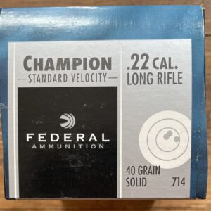 Federal Champion .22lr Target